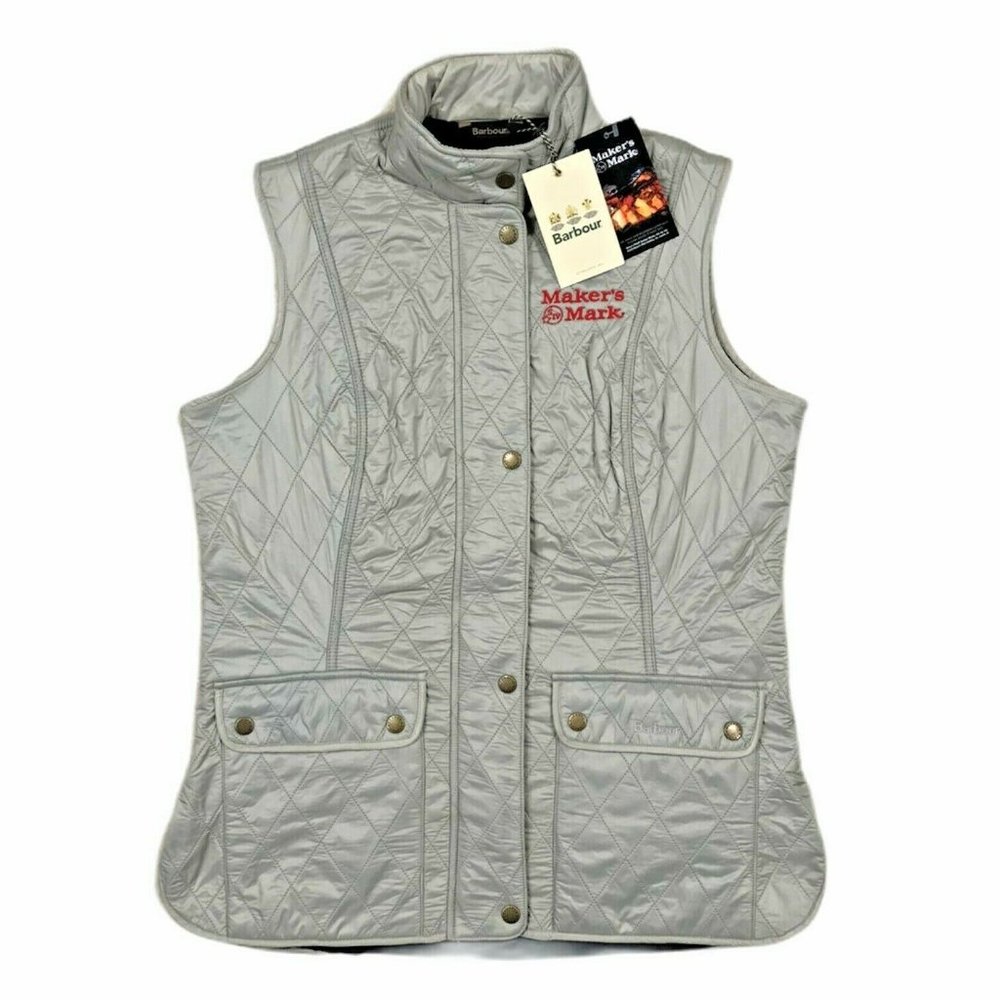 Barbour Makers Mark Mist Wray Gilet Quilted Vest W